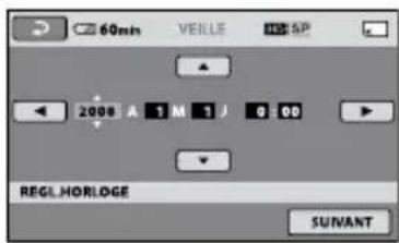 SONY HDRCX116EB - Etape 2 : Réglage de la date et de l'heure - 2