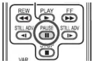 REW PLAY FF STILL ADV PAUSE STILL ADV STOP VAR