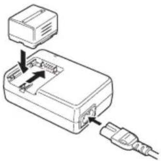 PANASONIC NVGS500B - De accu opladen - 1