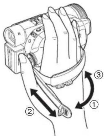 PANASONIC NVGS500B - Courroie de poignée style libre - 1
