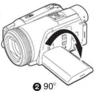 PANASONIC NVGS500B - Utilisation de l'écran à cristaux liquides (ou ACL) - 3