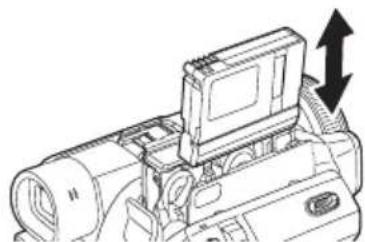 PANASONIC NVGS500B - Een cassette plaatsen/verwijderen - 2