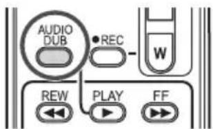 AUDIO DUB REC W REW PLAY FF