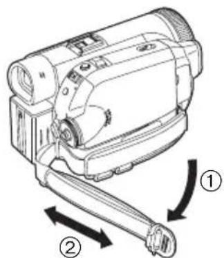 PANASONIC NVGS500B - Tournez la courroie. - 1