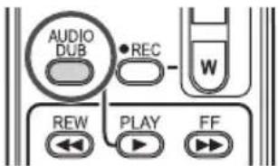AUDIO DUB REC W REW PLAY FF