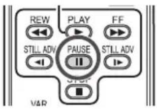 REW PLAY FF STILL ADV PAUSE STILL ADV V&R