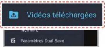 Thinkware Dashcam F750 - Menu de la liste d'enregistrement - 10