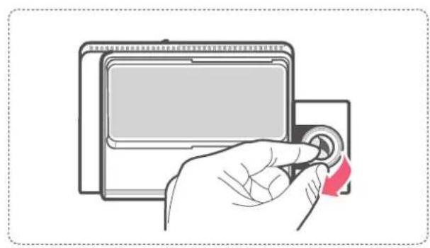 Thinkware Dashcam F750 - 1-5-1. Fixer l'appareil et la monture - 2
