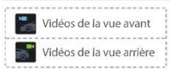Thinkware Dashcam F750 - Menu de la liste d'enregistrement - 6