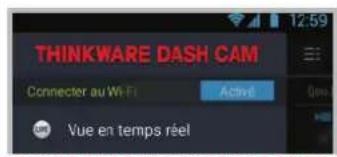 Thinkware Dashcam F750 - Menu de la liste d'enregistrement - 2