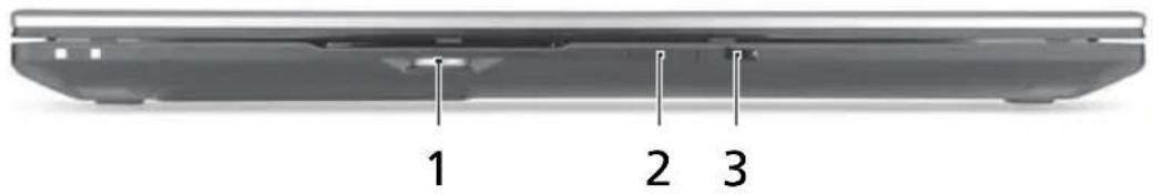 ACER Aspire 8943G - Closed front view - 1