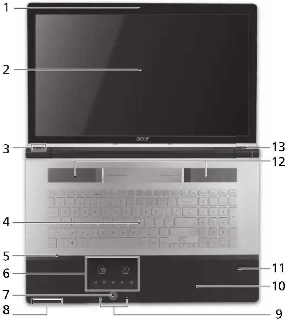 ACER Aspire 8943G - Skats no augspuses - 1