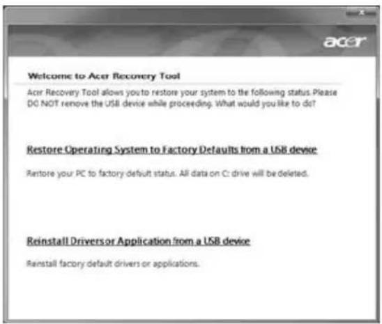 ACER Aspire 5951G - Recuperar software e controladores pré-instalados - 1