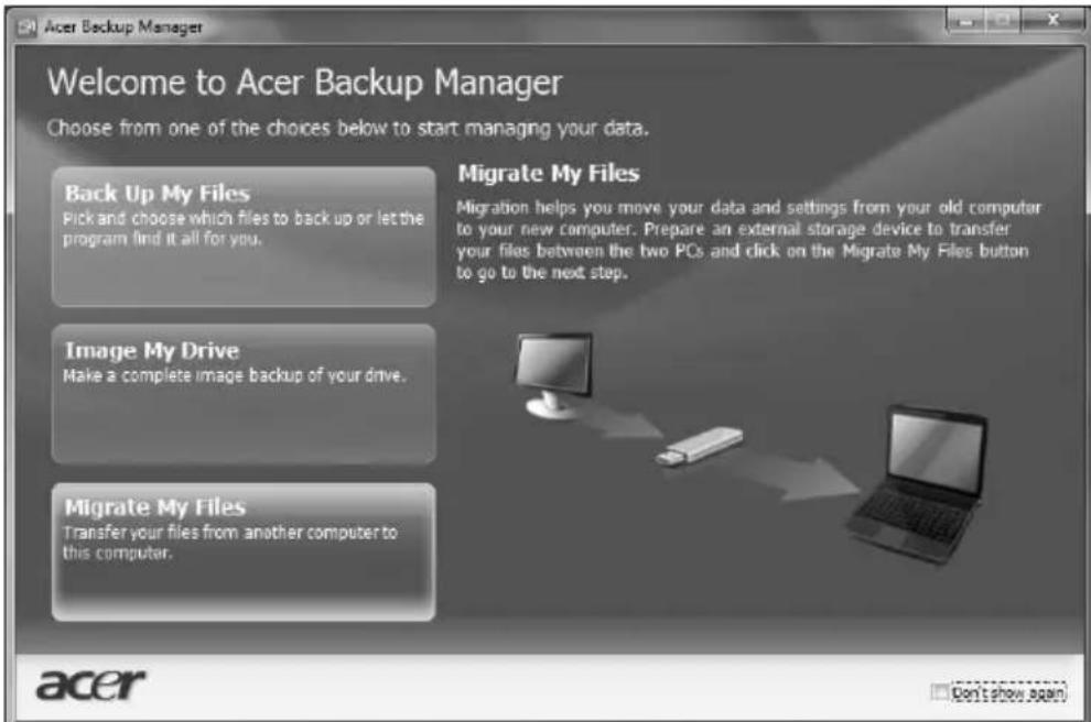 ACER Aspire 5951G - Acer Bio-Protection (bare for visse modeller) - 2