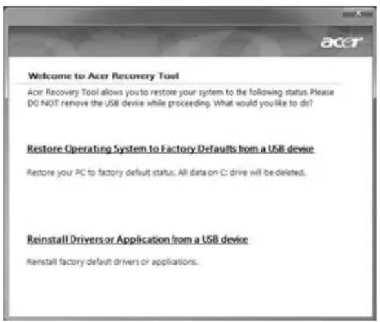 ACER Aspire 5951G - Vooraf geïnstalleerde software en stuurprogramma's herstellen - 1