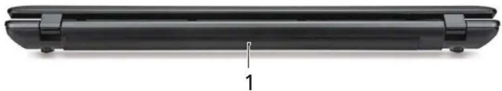 ACER Aspire 1810T - Vaizdas iš užpakalio - 1