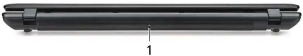 ACER Aspire 1810T - Vista traseira - 1