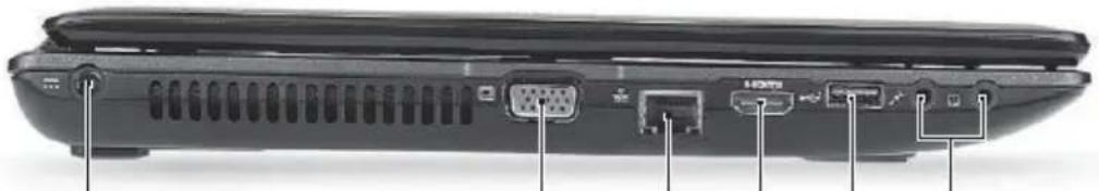 ACER Aspire 1810T - Vista esquerda - 1