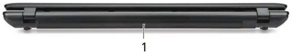 ACER Aspire 1810T - 後視圖 - 1