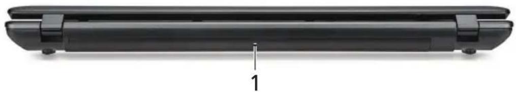 ACER Aspire 1810T - Vista posteriore - 1