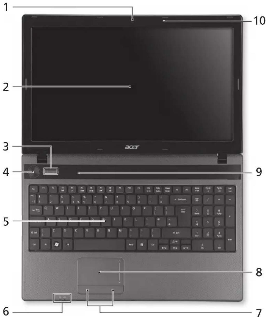 ACER Aspire 1810T - Visita guiada ao seu computador portátil Acer - 1