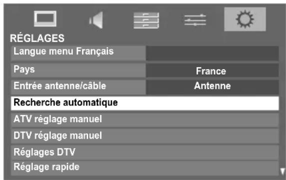 TOSHIBA 40SL733 - Recherche automatique - 1