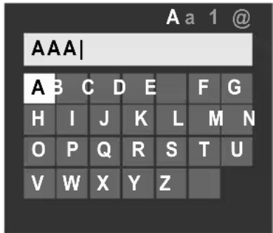 TOSHIBA 40SL733 - Pour saisir du texte à l'aide du clavier virtuel : - 1