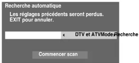TOSHIBA 40SL733 - Recherche automatique - 2