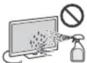 SONY KD55X8509C - Handling and cleaning the screen surface/cabinet of the TV set - 1
