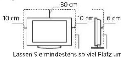 SONY KD55X8509C - Luftzirkulation - 2