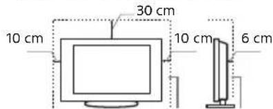 SONY KD55X8509C - Szellőzés - 2