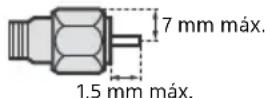 SONY KD55X8509C - Recomendación sobre el conector de tipo F - 1