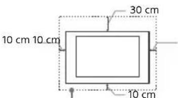 SONY KD49XE8077 - Installation murale - 1