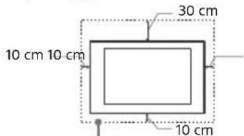 SONY KD49XE8077 - Monterad pa vaggren - 1