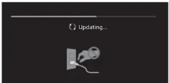 SONY KD49XE8077 - When [A new TV system software update is available...] message is displayed. - 1