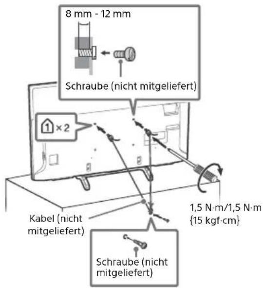 SONY KD49XE8077 - Verhinderung des Umkippens - 1