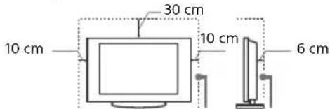 SONY KD49XE8077 - Aufstellung auf dem Standfuß - 1