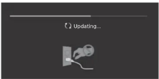 SONY KD49XE8077 - Atunci cand se afiseazamesajul [Este disponibla o noua actualizare a software-ului pentru sistemul TV...]. - 1