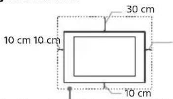 SONY KD49XE8077 - Instalacja na scianie - 1