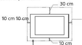 SONY KD49XE8077 - Instalacao na parede - 1