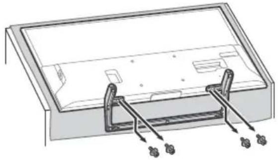 SONY KD49XE8077 - Para Separar o Suporte de Fixação para Mesas do televisor - 2