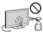 SONY FW55XE8001 - Pflegen und Reinigen der Bildschirmoberfläche bzw. des Gehäuses des Fernsehgeräts - 1