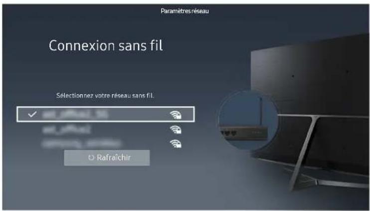 SAMSUNG UE32K5500 - Connexion au réseau internet - 3