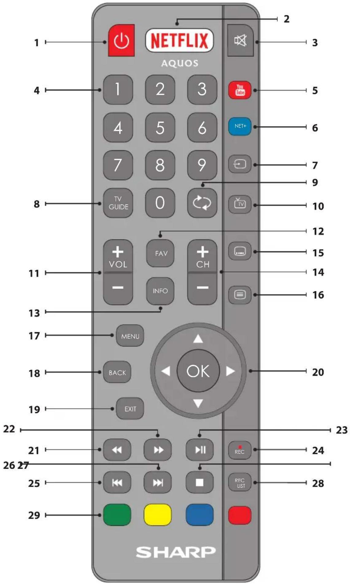 SHARP LC55CFG6352E - 1