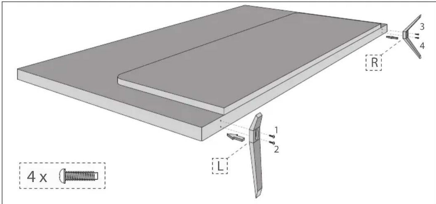 SHARP LC40CFE5100E - Botoes de television - 1