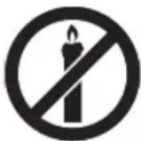 SHARP LC32CHE5112E - De modo a prevenir incêndios, mantenha velas e outras chamas abertas sempre longe deste produto. - 1