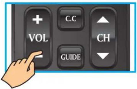 + C.C VOL CH GUIDE