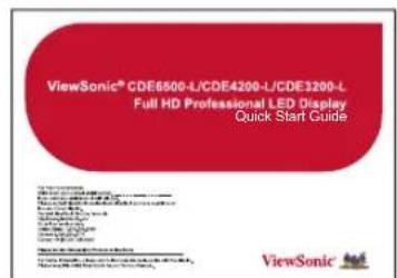 VIEWSONIC CDE6500L - Contenu du pack - 12