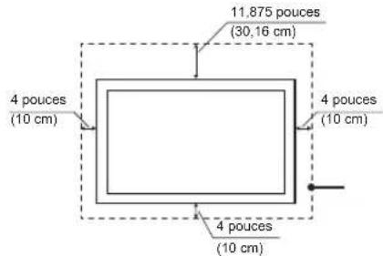 VIEWSONIC CDE6500L - Installé sur le mur - 1