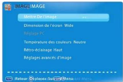 VIEWSONIC CDE6500L - Réglage du système de menus OSD (Affichage à l'écran) - 2